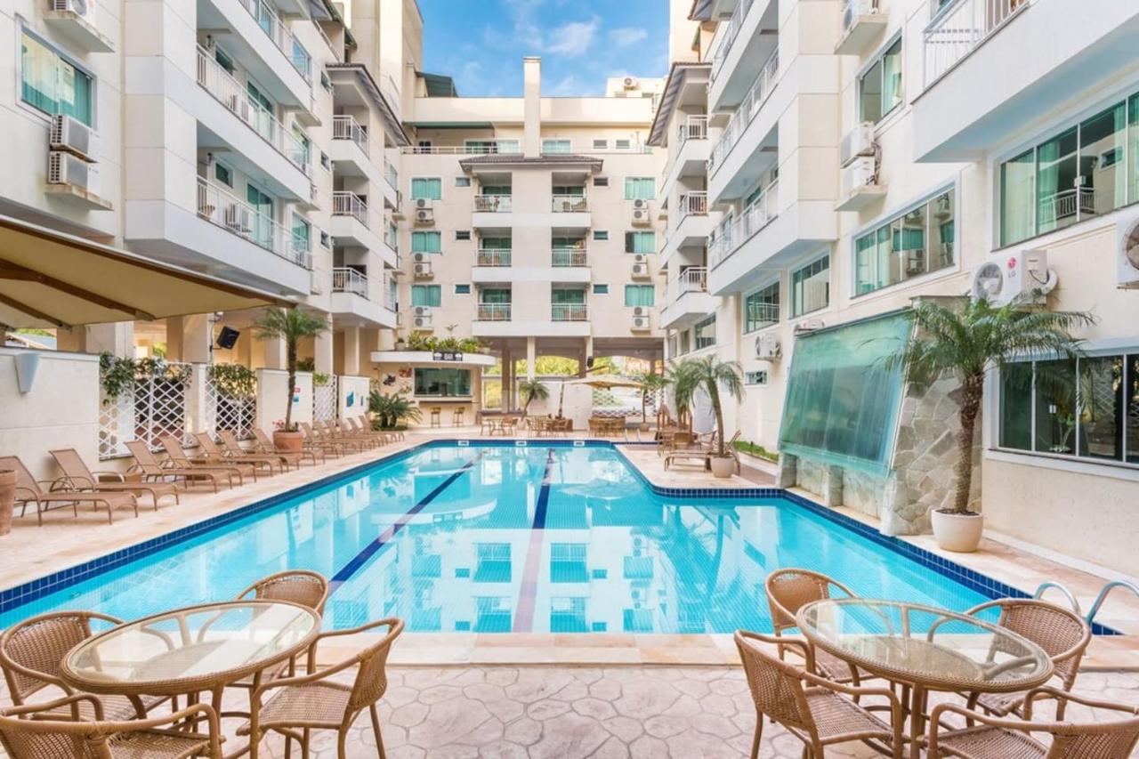 Flat Com Piscina Termica No Bombinhas Summer Beach Екстер'єр фото